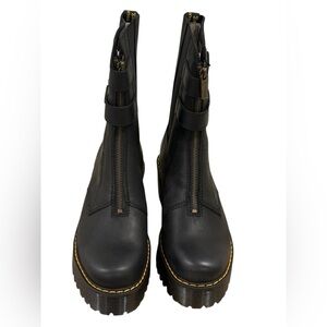 NEW Dr. Martens Black Leather “ Tamela “ Wyoming Boots ~ Size 9 ~ HTF